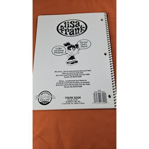 Lisa Frank Glamour Girl Spirial Notebook poodle disco - Picture 4 of 8